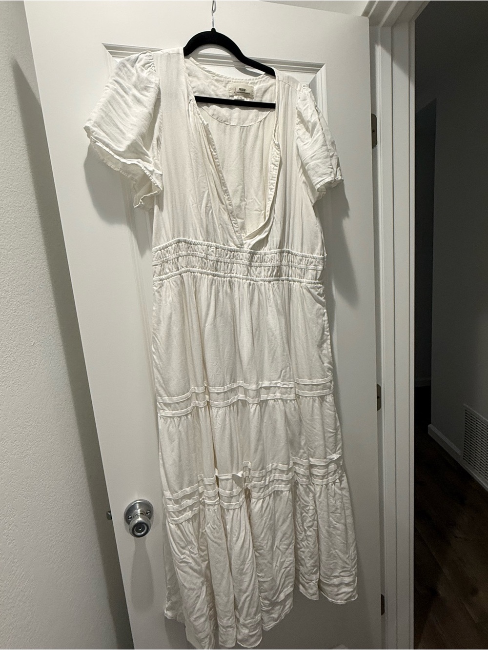 Anthropologie Somerset Maxi White